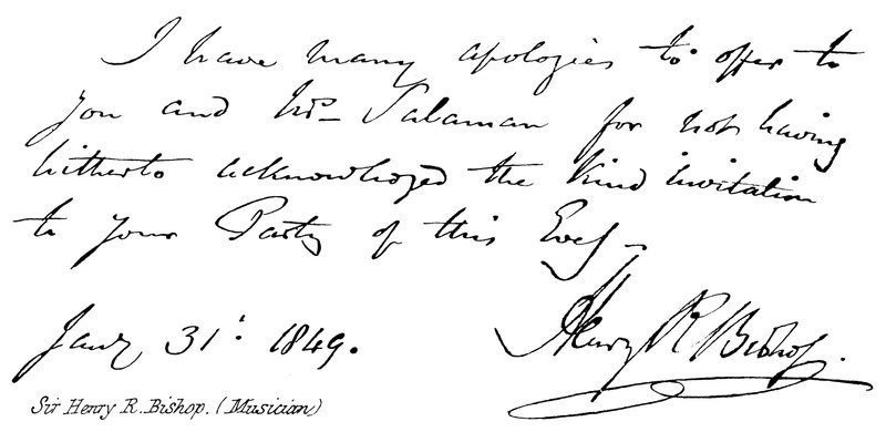 Sir Henry R Bishop, Musicista da English School