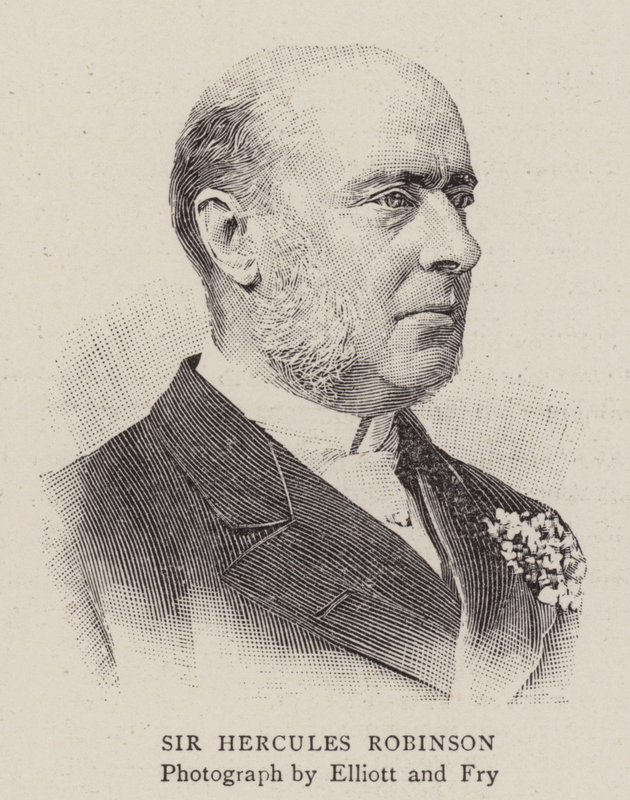 Sir Hercules Robinson (incisione) da English School