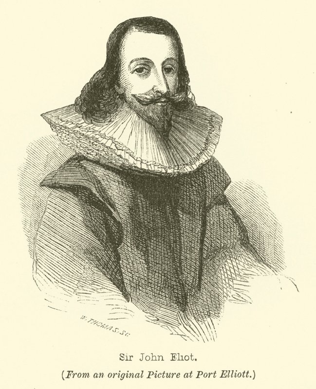 Sir John Eliot (incisione) da English School