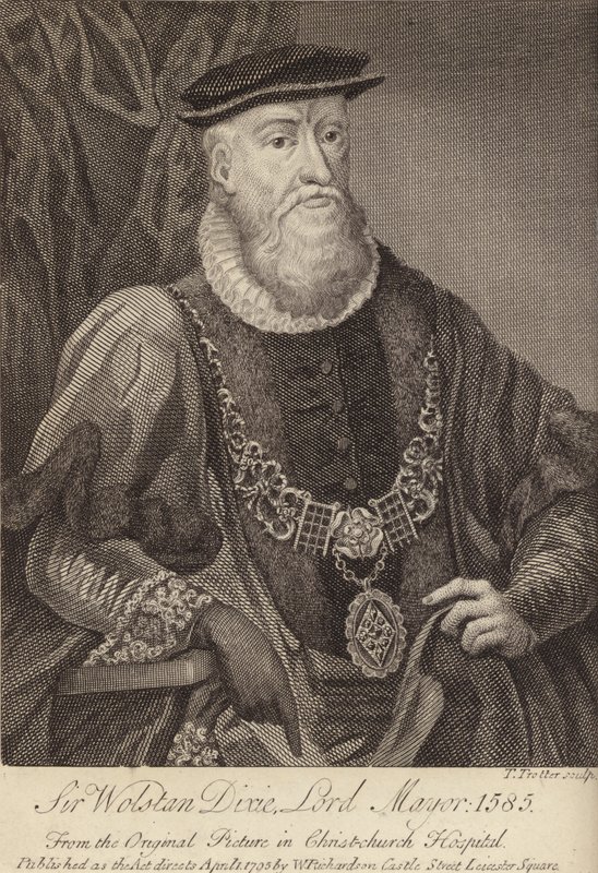 Sir Wolstan Dixie, sindaco da English School