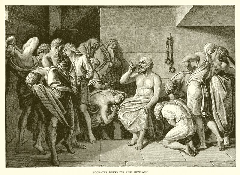 Socrate beve la cicuta da English School