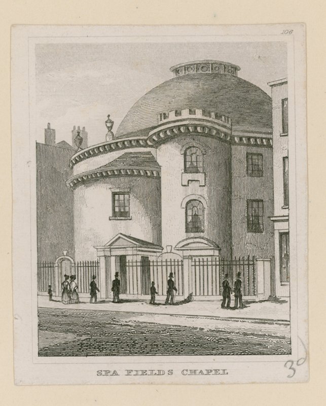 Cappella di Spa Fields, Clerkenwell da English School