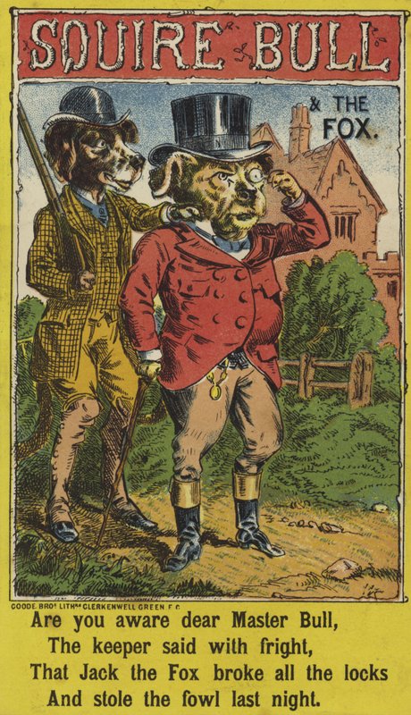 Squire Bull e la volpe da English School