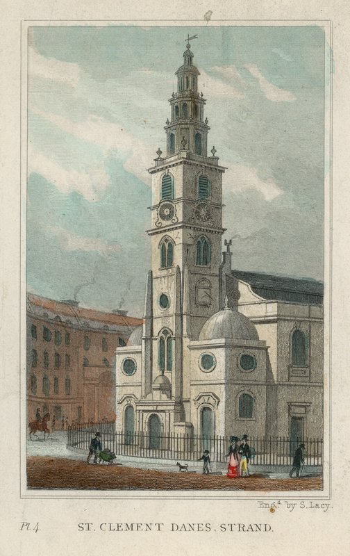 St Clement Danes sullo Strand da English School
