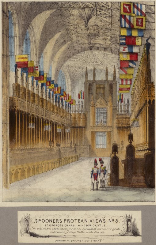 Cappella di San Giorgio, Castello di Windsor da English School