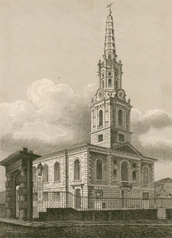 St Giles in the Fields, Londra da English School