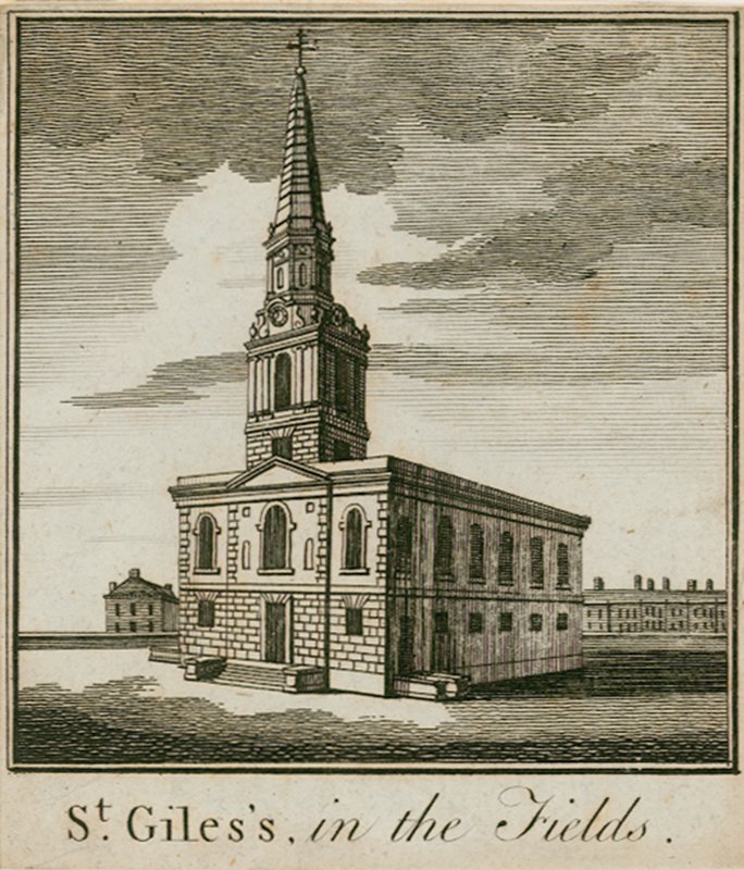 St Giles in the Fields, Londra da English School