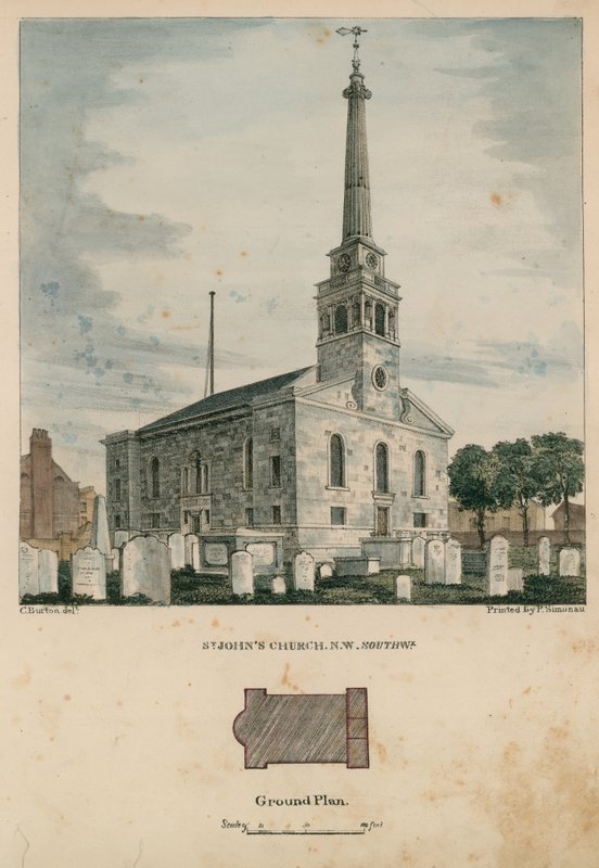 Chiesa di San Giovanni a Southwark da English School