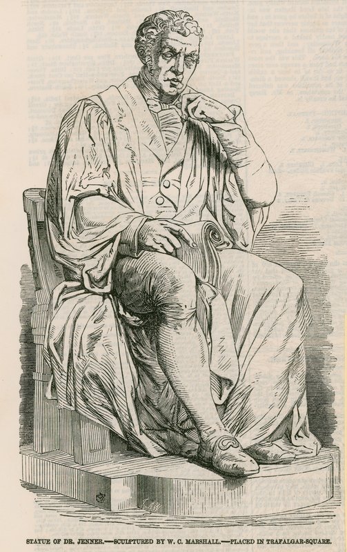 Statua del Dr Jenner da English School
