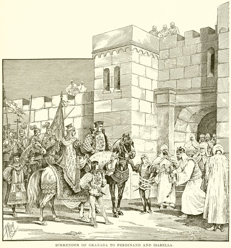 Resa di Granada a Ferdinando e Isabella da English School