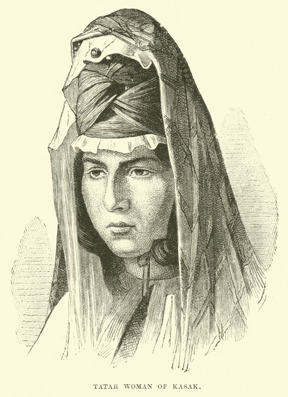 Donna tartara di Kasak da English School