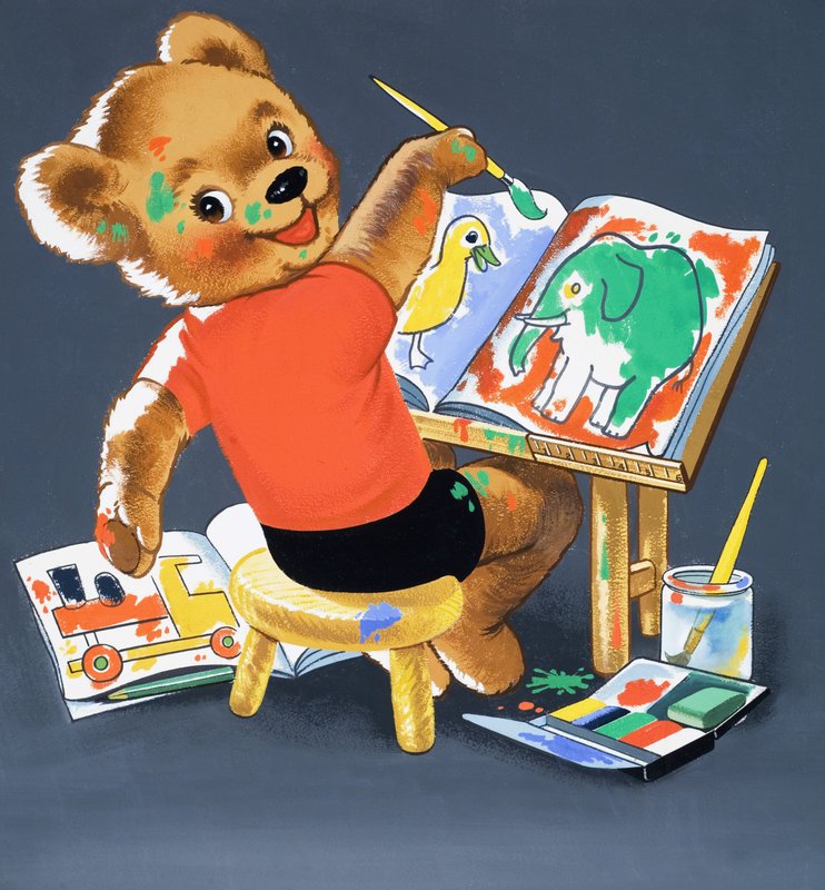 Orsetto di peluche da English School