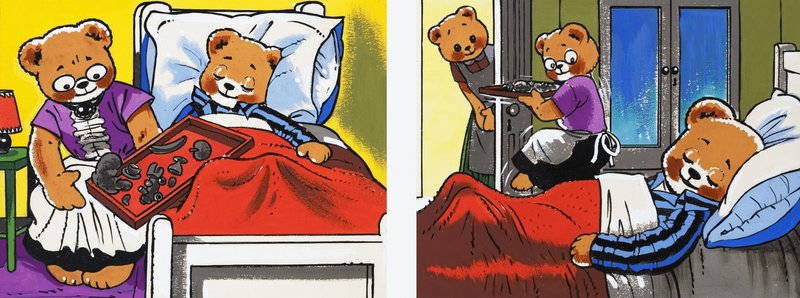 Teddy addormentato da English School