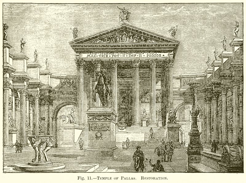 Tempio di Pallade. Restauro da English School