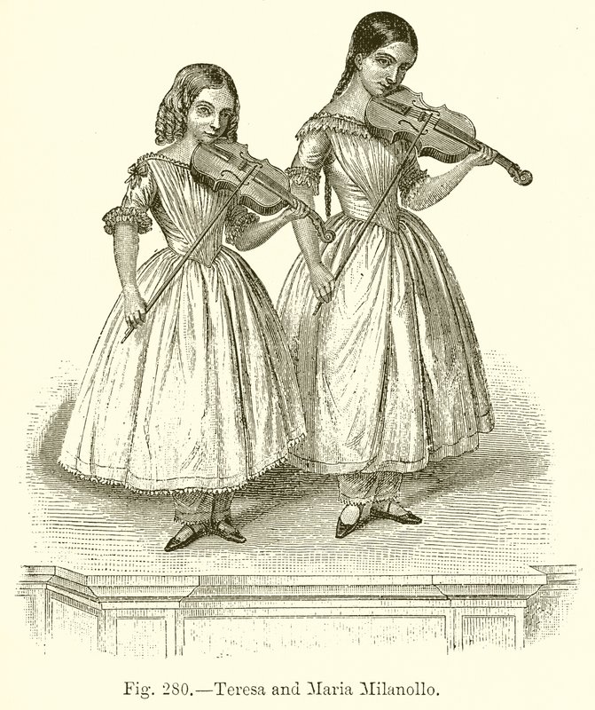 Teresa e Maria Milanollo da English School