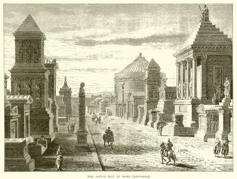 La via Appia a Roma da English School