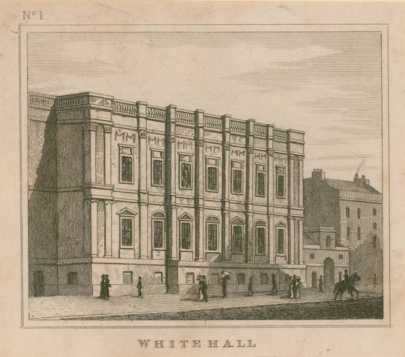 La Sala dei Banchetti, Whitehall da English School