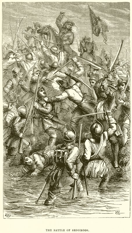 La battaglia di Sedgmoor da English School