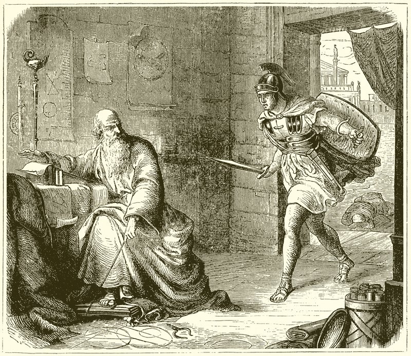 La Morte di Archimede da English School
