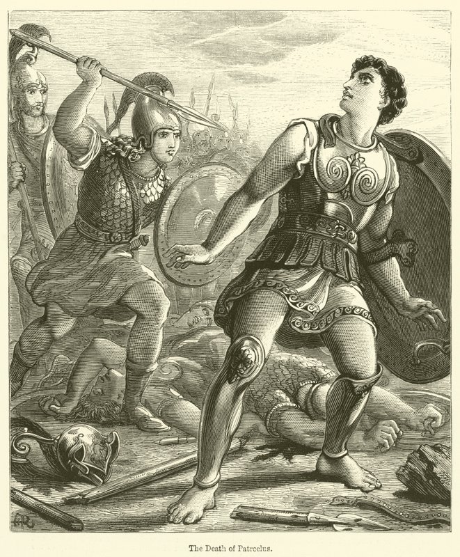 La morte di Patroclo da English School