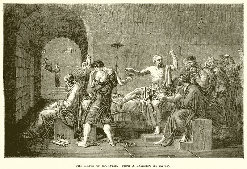 La morte di Socrate da English School
