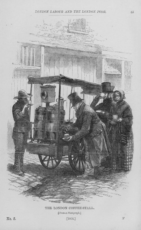 Il chiosco del caffè di Londra da English School