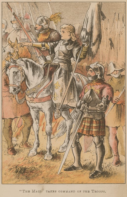 La pulzella prende il comando delle truppe da English School