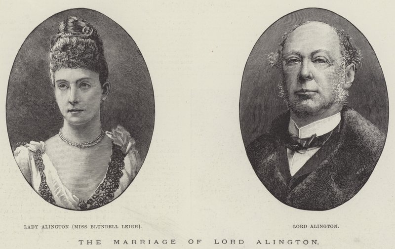 Il matrimonio di Lord Alington (incisione) da English School