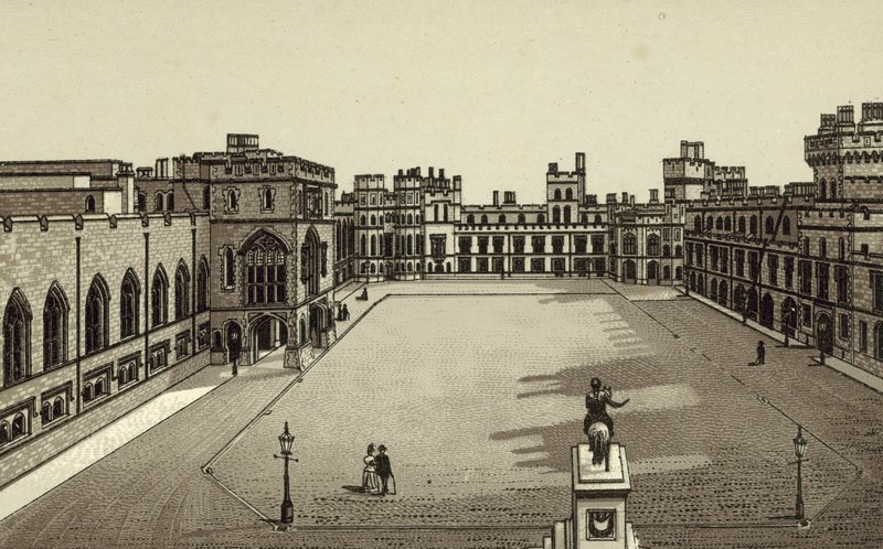 Il Quadrilatero del Castello di Windsor da English School