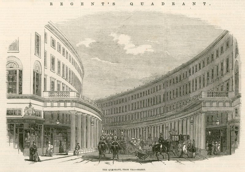 Il Quadrante, Regent Street, Londra da English School