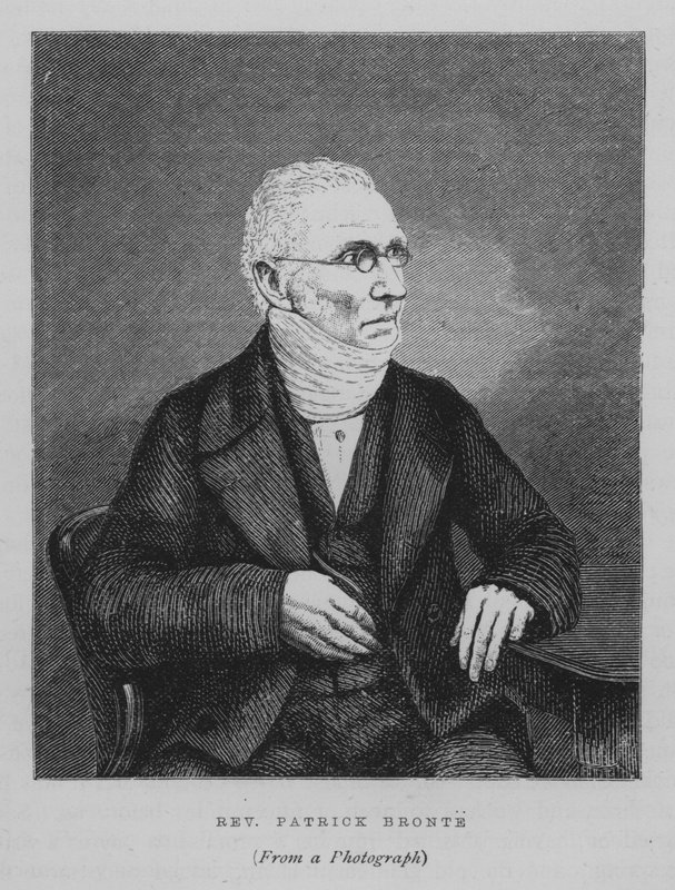 Il Reverendo Patrick Bronte (incisione) da English School