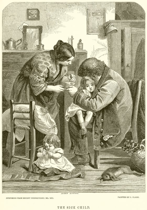 Il bambino malato da English School