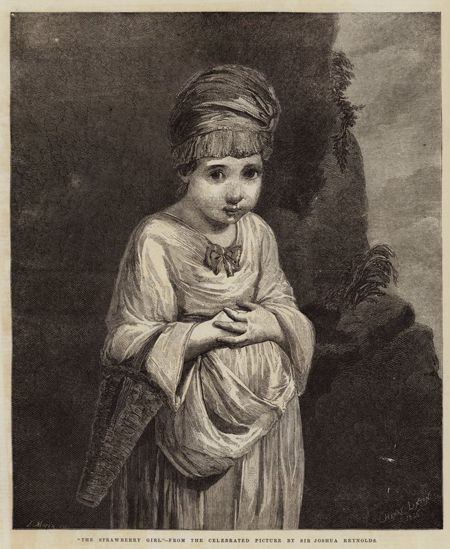 La ragazza delle fragole (incisione) da English School