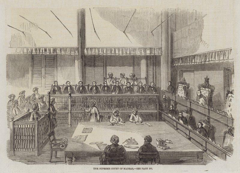 La Corte Suprema di Madras da English School