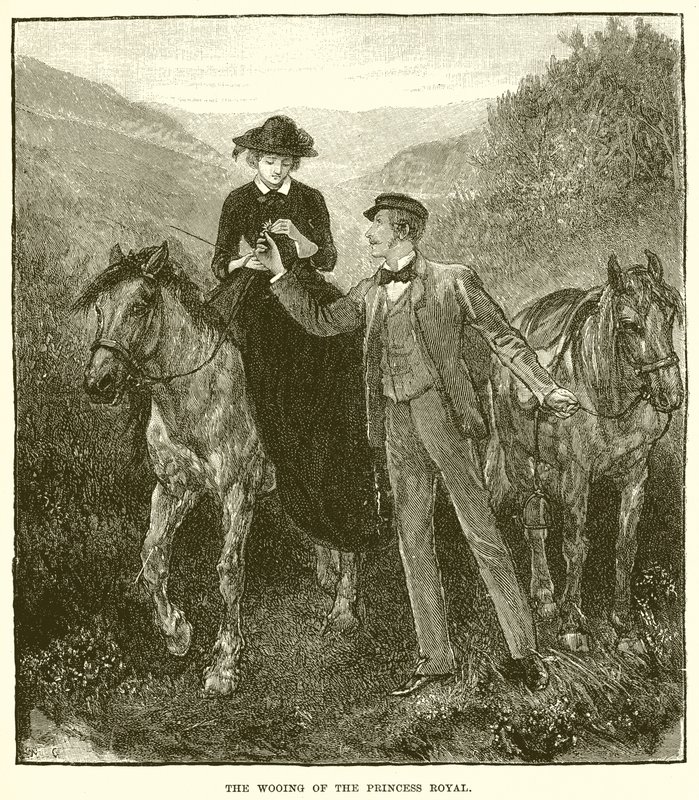 Il corteggiamento della principessa reale da English School