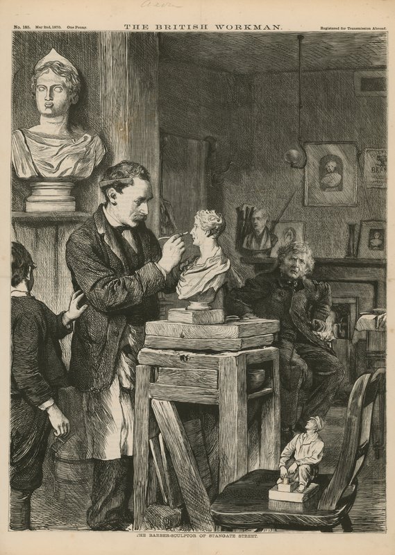 Il barbiere scultore di Stangate Street da English School