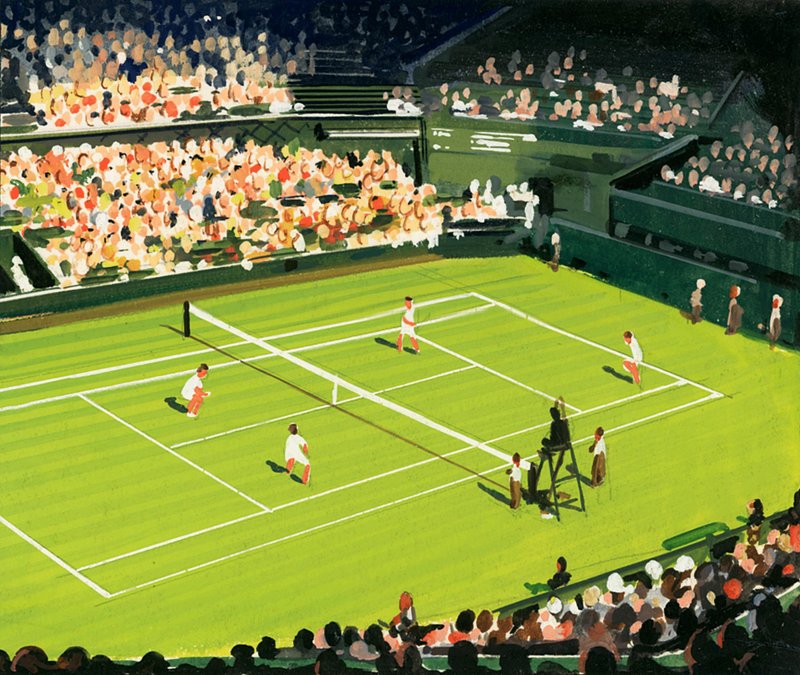 Il campo centrale a Wimbledon da English School