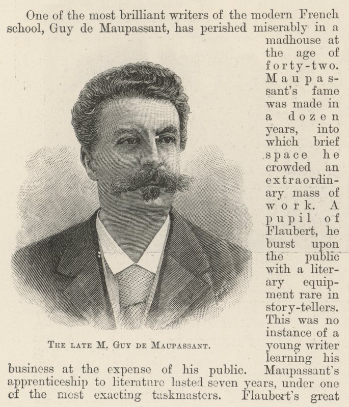 Il defunto M Guy de Maupassant da English School