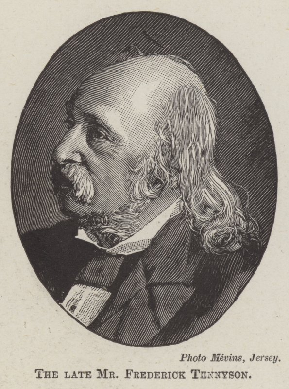 Il defunto signor Frederick Tennyson (incisione) da English School