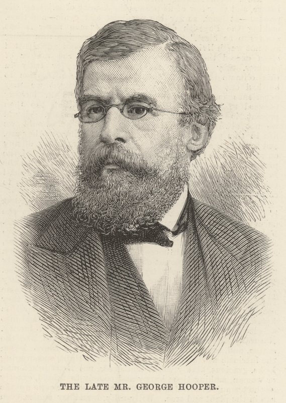 Il defunto Signor George Hooper (incisione) da English School