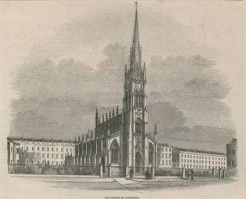 La nuova chiesa a Paddington, Londra da English School