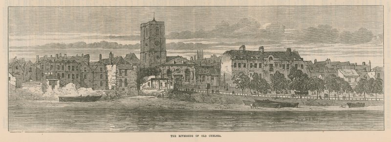 Il lungofiume della vecchia Chelsea da English School
