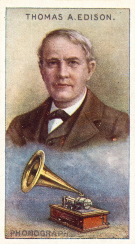 Thomas Alva Edison, fonografo da English School