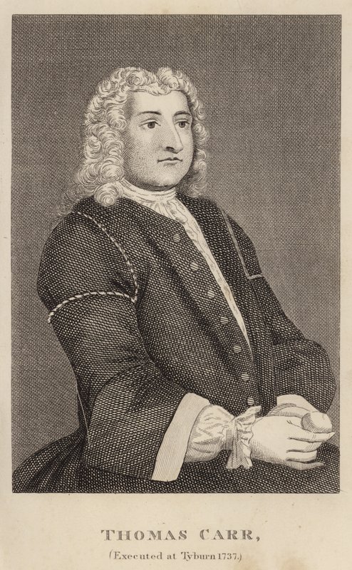 Thomas Carr, giustiziato a Tyburn 1737 da English School