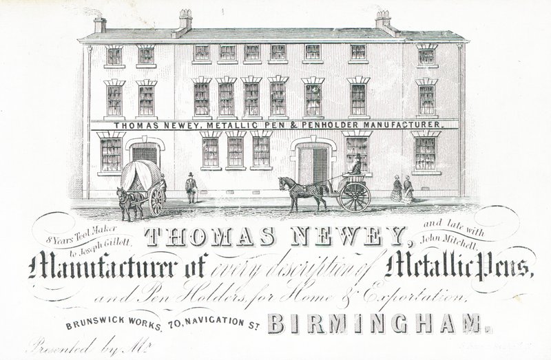 Cartolina commerciale, Thomas Newey da English School