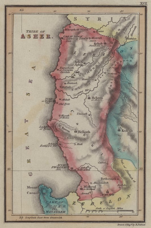 Tribù di Asher da English School