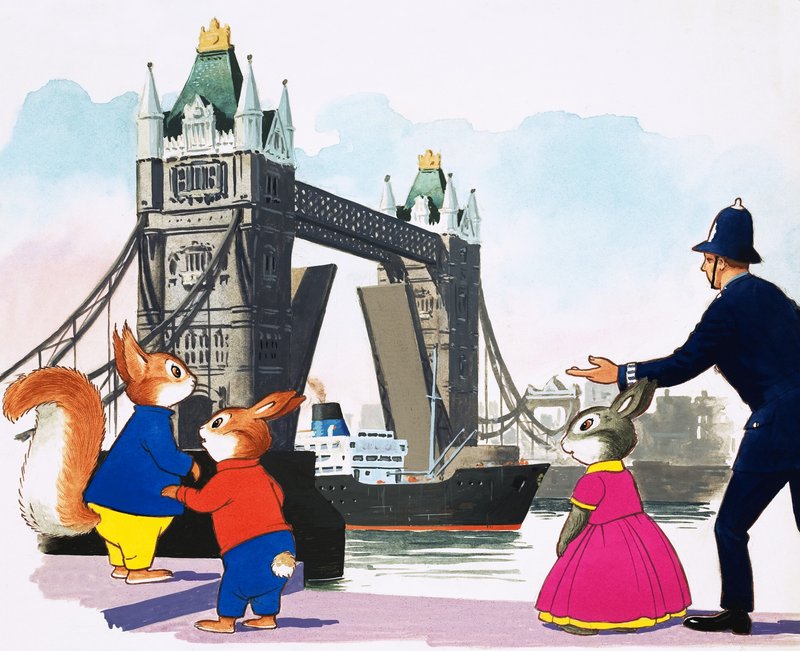 Tufty e il ponte di Londra da English School