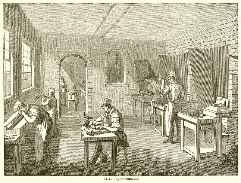 Fonderia di caratteri tipografici da English School