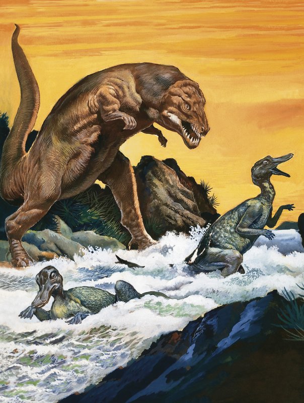 Tyrannosaurus Rex attacca da English School