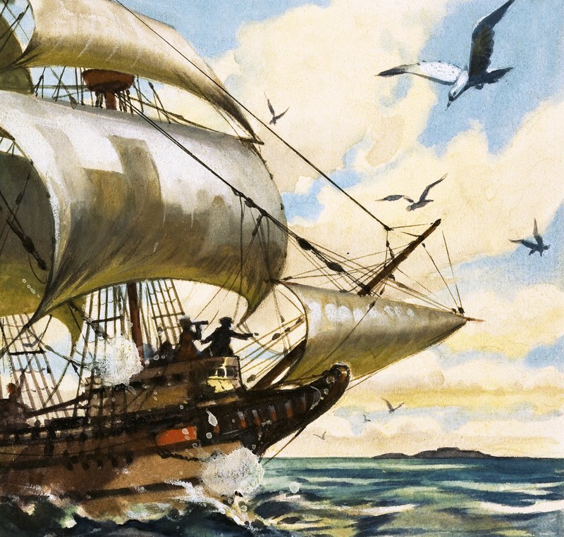 Barca a vela non identificata da English School